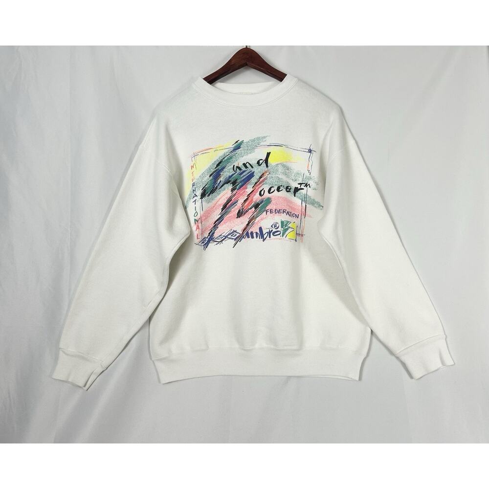 Vintage Umbro Sand Soccer Federation Sweatshirt Size Large Soccer 90s